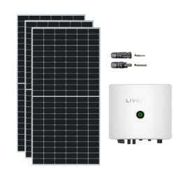 Kit Solar Monocristalino Residencial 210kWh/mês Livoltek 5kW 220V