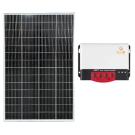 Kit Solar Off-grid 560W/h Monocristalino com Controlador de Carga 30A 24V MPPT