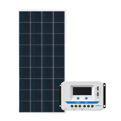 Kit Solar Off-Grid Básico com potência de 155w