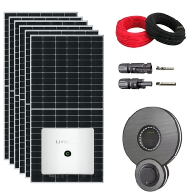 Kit Solar para Carro Elétrico 561kWh/mês com Carregador Weidmuller