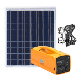 Kit Solar Portátil 80W Resun com Bateria de Lítio 16A Ezpower