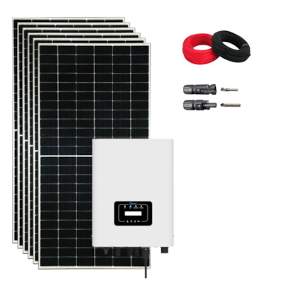 Kit Solar Residencial 1065,6kW/mês Cabos MC4 Deye 220V