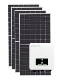 Kit Solar Residencial 264kWh/mês Livoltek 6kW 220V