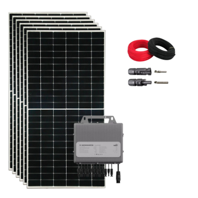 Kit Solar Residencial 399,6kW/mês Cabos MC4 TSUN 220V