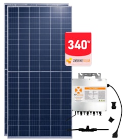 Kit Solar Znshine 0,68kWp ou 71,4kwh/mês Apsystem 