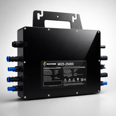 Microinversor 2,5kW 220V Monofásico 4MPPT com Wifi MI2S-2500Q Tech Power