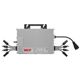 Microinversor 2kW 220V Monofásico 4MPPT NEP com Cabo Extensão 2,4M