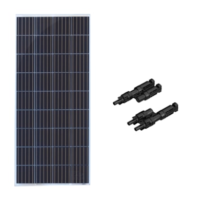 Painel 150W Resun Policristalino com Conector MC4 Y