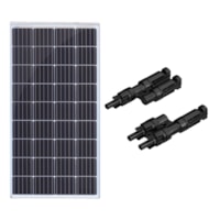 Painel Solar 155w Monocristalino Resun e Conector Mc4 Y Painel Solar 155w Monocristalino Resun e Conector Mc4 Y