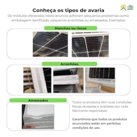 Segunda imagem do produto Painel Solar 450 W Canadian Solar Reembalado - CS3W 450MS