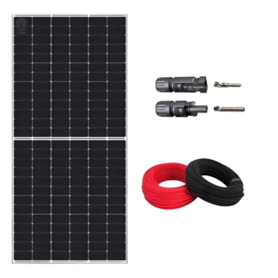 Painel Solar 450w Half-Cell Monocristalino Canadian MC4 Cabos