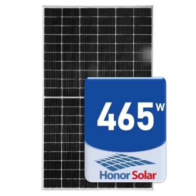 Painel Solar 465W Monocristalino HalfCell Honor - HYM10 120 465P