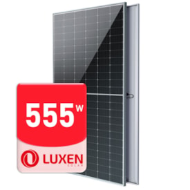 Segunda imagem do produto Painel Solar 555W Monocristalino Half-Cell Luxen - LNVU 555M
                                            