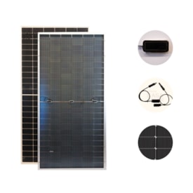 Segunda imagem do produto Painel Solar 575w Bifacial Half-Cell Mono Sine Energy - SN575-144MBT
                                            