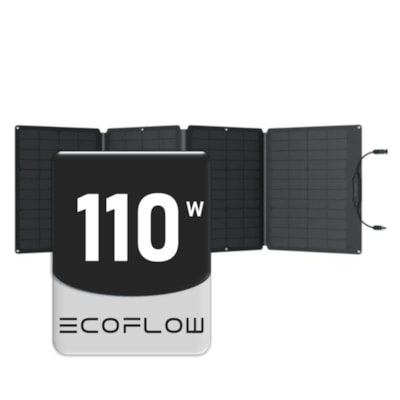Painel Solar Flexível 110W Monocristalino Ecoflow PS 110