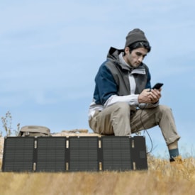 Painel Solar Flexível 45W Monocristalino Ecoflow PS 45