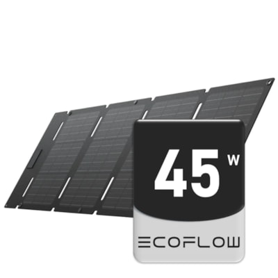 Painel Solar Flexível 45W Monocristalino Ecoflow PS 45
