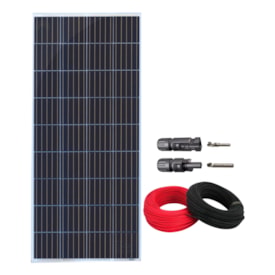 Painel Solar Monocristalino 150W Conector Mc4 Cabos