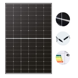 Segunda imagem do produto Painel Solar Monocristalino 440W Halfcell HPBC Sine - SN440-108MHS