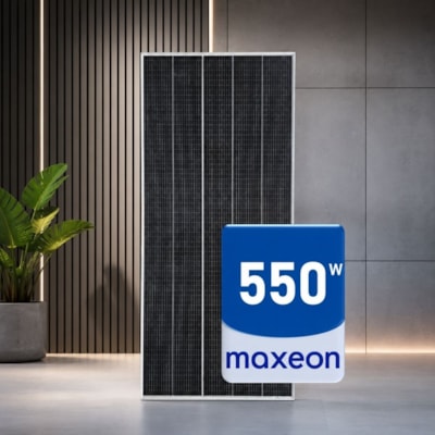 Painel Solar Monocristalino 550W Half-Cell Bifacial Maxeon SPR-P6-550-UPP