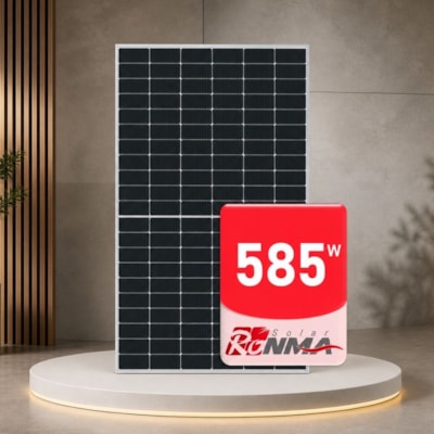 Painel Solar Monocristalino 585W Bifacial Ronma - RM-585W-182M/144TB