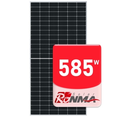 Segunda imagem do produto Painel Solar Monocristalino 585W Bifacial Ronma - RM-585W-182M/144TB