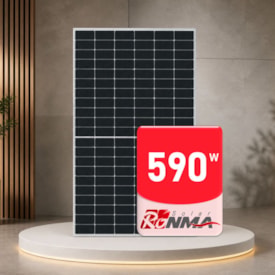 Painel Solar Monocristalino 590W Ronma Solar RM-590W-182m-144TB