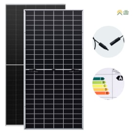 Segunda imagem do produto Painel Solar Monocristalino 605W Half-Cell Bifacial Tsun TS605S8E-132GANT