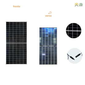 Segunda imagem do produto Painel Solar Monocristalino 610W Bifacial Osda ODA610-33V-MHDRZ