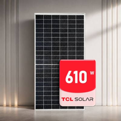 Painel Solar Monocristalino 610W Bifacial TCL Solar HSM-ND66-GR610