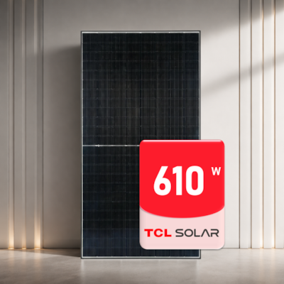 Painel Solar Monocristalino 610W Bifacial TCL Solar HSM-ND66-GR610