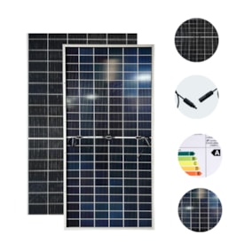 Segunda imagem do produto Painel Solar Monocristalino 620W Ronma Solar RM-620W-182R-132TB