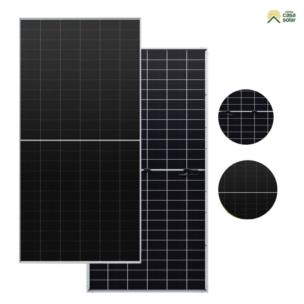 Painel Solar Monocristalino 700W Half-Cell Bifacial Znshine ZX700S