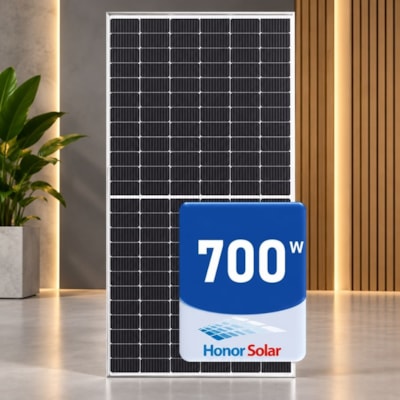Painel Solar Monocristalino 700W Half-Cell Honor HY-M12/132H-700