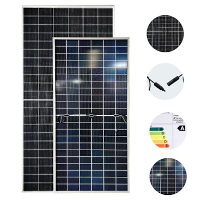 Segunda imagem do produto Painel Solar Monocristalino 715W Bifacial TCL Solar HSM-ND66-GK715