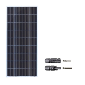 Segunda imagem do produto Painel Solar Policristalino 150W Resun com Conector MC4