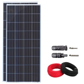 Painel Solar Policristalino 300W Conector Mc4 Cabos