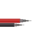Par de Cabo Solar 6mm Prysmian nas cores Vermelho e Preto – 01 metro Par de Cabo Solar 6mm Prysmian nas cores Vermelho e Preto – 01 metro