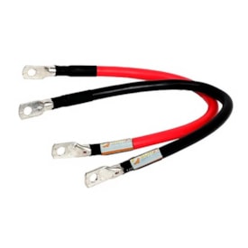 Par de Cabos Para Conexão de Bateria Solar (M8)-CBB-035-S