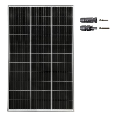 Placa Solar Monocristalino 160W com Conector