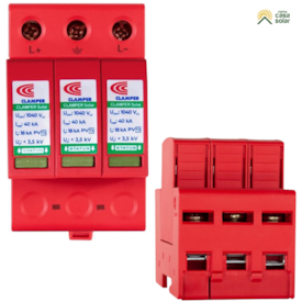 Segunda imagem do produto Protetor de Surto Solar DPS 1040V 40kA Clamper