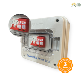 Segunda imagem do produto String Box 63A 127V/220V Bifásica CA Clamper - CLFB63 2P