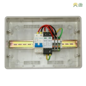 Segunda imagem do produto String Box CA 20A 220/127V Mono/Bifásica Livoltek - HXDB20-2P