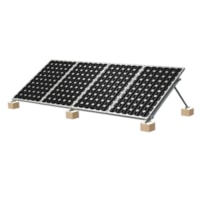 Suporte Fixação em Solo 15° p/ 4 módulos de 240 a 330W CK-SOLO-990X4 Suporte Fixação em Solo 15° p/ 4 módulos de 240 a 330W CK-SOLO-990X4