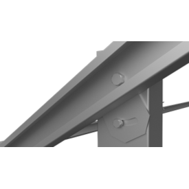 Segunda imagem do produto Suporte Fixação em Solo p/ 4 módulos de 230 a 350W RSO-232C