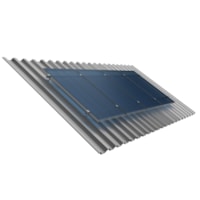 Suporte Painel Solar 4 Módulos de 230W a 370W Telha Fibrocimento RSF-990X4 Suporte Painel Solar 4 Módulos de 230W a 370W Telha Fibrocimento RSF-990X4